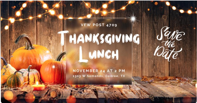Thanksgiving Lunch open to the public