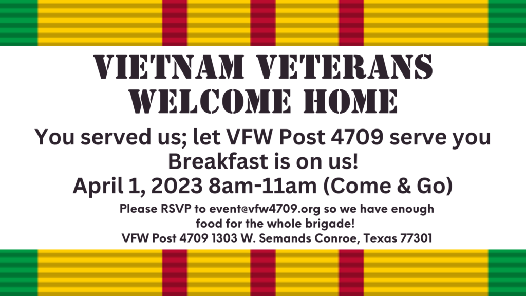 Vietnam Veteran Welcome Home Breakfast