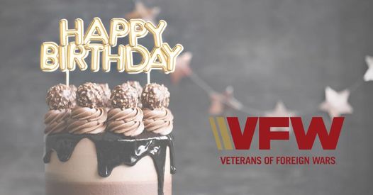 VFW Birthday September 30th at 5:00PM