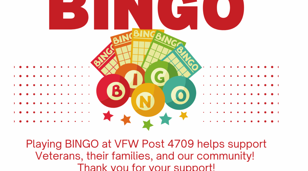 VFW 4709 Charitable Bingo