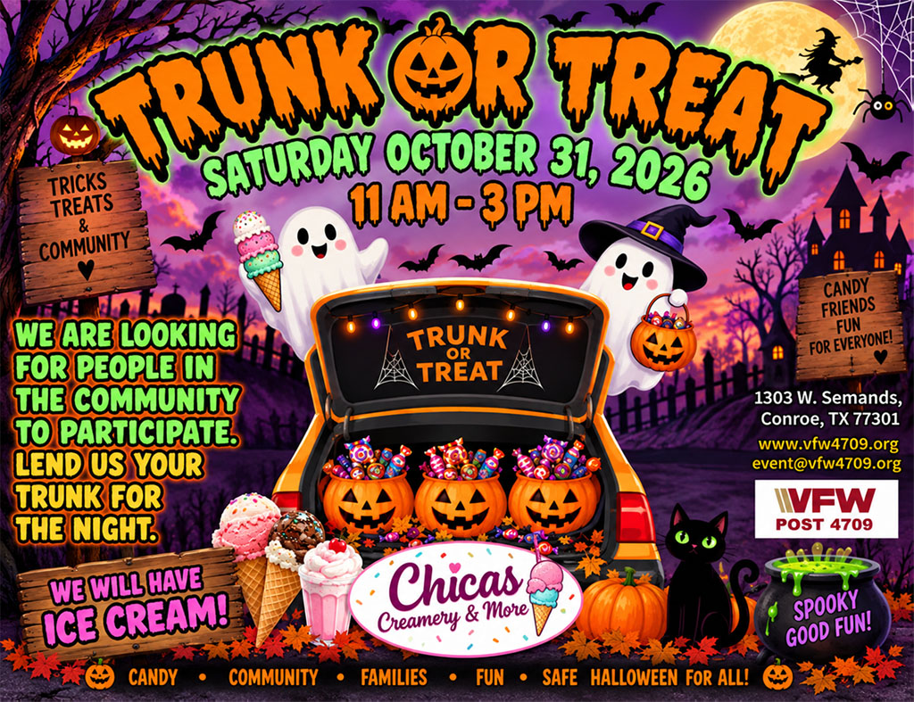 VFW 4709 Trunk or Treat 2026